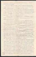 1918 A m. kir. 40. honv. gyalogsági hadosztály parancsnokság körlevele melyben a Horvátországba a ne...