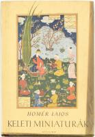 Homér Lajos: Keleti miniaturák. Ars Mundi VII. köt. Bp., 1943, Officina, 46+(2) p.+ 32 (fekete-fehér) t.+ 4 (színes) t. Kiadói félvászon-kötés, kissé viseltes kiadói papír védőborítóban, átlátszó védőfóliában.
