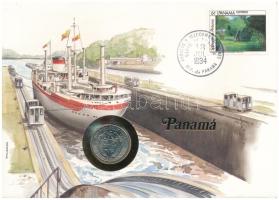 Panama 1983. 5c felbélyegzett borítékban, bélyegzéssel T:UNC Panama 1983. 5 Centesimos in envelope with stamp and cancellation C:UNC