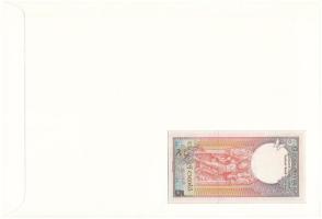 Srí Lanka 1982. 5R borítékban, alkalmi bélyeggel és bélyegzéssel T:UNC 
Sri Lanka 1982. 5 Rupees in...