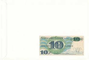 Lengyelország 1982. 10Zl felbélyegzett borítékban, bélyegzéssel T:UNC Poland 1982. 10 Zlotych in env...