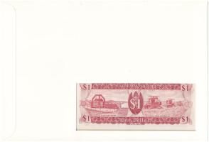 Guyana 1983. 1$ felbélyegzett borítékban, bélyegzéssel T:UNC Guyana 1983. 1 Dollar in envelope with ...