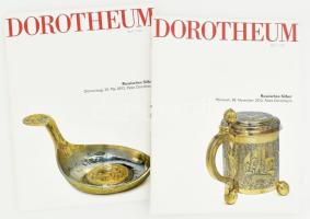 Dorotheum 2 darab árverési katalógus, orosz ezüst témában, 2012