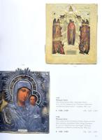 Dorotheum 2 darab árverési katalógus, orosz ezüst témában, 2010, 2013