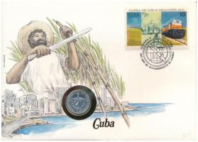 Kuba 1968. 5c Al felbélyegzett borítékban, alkalmi bélyegzéssel T:UNC Cuba 1968. 5 Centavos Al in envelope with stamp and cancellation C:UNC