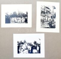 cca 1930-1940 Családi fotóalbum (Fenyődi család), benne érdekes képekkel: Graf Zeppelin léghajó Buda...