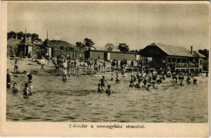 Veresegyháza, strand. Fekete László fényképész kiadása