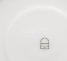 Cseh Alt-Wien porcelán teás készlet, antik dekorral. Matricás, jelzett, kis kopással Hat személyes, ...