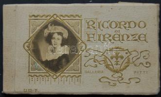 Firenze Galeria Pitti 18 lapos képeslapfüzet / postcard booklet with 18 posctards