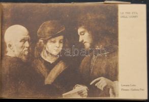 Firenze Galeria Pitti 18 lapos képeslapfüzet / postcard booklet with 18 posctards