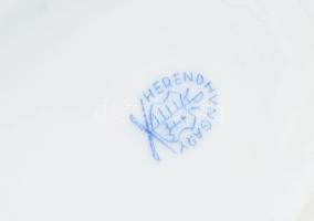 Herendi Viktória mintás bonbonier, jelzett, háncsnyomott felülettel, eper fogóval, hibátlan, 18x9,5x...