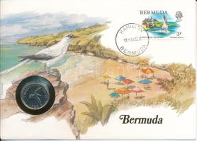 Bermuda 1985. 25c felbélyegzett borítékban, bélyegzéssel T:UNC Bermuda 1985. 25 Cents in envelope with stamp and cancellation C:UNC