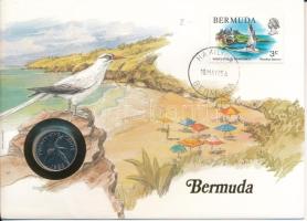 Bermuda 1985. 25c felbélyegzett borítékban, bélyegzéssel T:UNC Bermuda 1985. 25 Cents in envelope with stamp and cancellation C:UNC