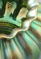 Zsolnay nagy méretű eozin mázas váza. Jelzett, hibátlan d: 18 cm, m: 11 cm