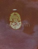 Zsolnay nagy méretű eozin mázas váza. Jelzett, hibátlan d: 18 cm, m: 11 cm