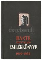 Dante Könyvkiadó Emlékkönyve 1919-1935. Szerk.: Benedek Marcell. Bp., 1936, Dante, 251+(1) p. Kiadói kartonált papírkötés, minimálisan sérült borítóval.