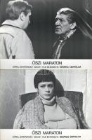 1985 előtti ,,Őszi maraton" című szovjet film jelenetei és szereplői, 11 db produkciós filmfotó...