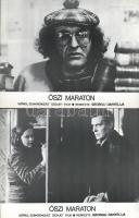 1985 előtti ,,Őszi maraton" című szovjet film jelenetei és szereplői, 11 db produkciós filmfotó...