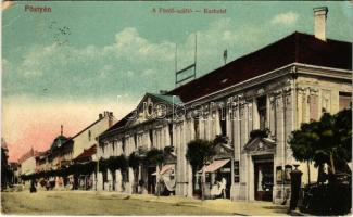 1918 Pöstyén, Piestany; A fürdő szálló / spa hotel (kopott sarok / worn corner)