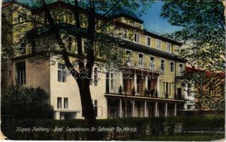 1929 Pöstyén, Piestany; Dr. Schmidt és Dr. Weisz szanatórium / sanatorium, spa (EB)