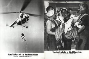 cca 1979 előtti ,,Vadállatok a fedélzeten" című szovjet film jelenetei és szereplői, 19 db vint...