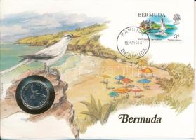 Bermuda 1985. 25c felbélyegzett borítékban, bélyegzéssel T:UNC Bermuda 1985. 25 Cents in envelope with stamp and cancellation C:UNC