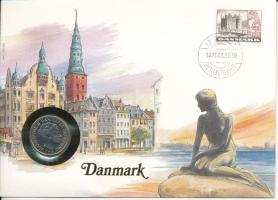 Dánia 1985. 1K felbélyegzett borítékban, bélyegzéssel T:UNC Denmark 1985. 1 Krone in envelope with stamp and cancellation C:UNC