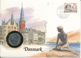 Dánia 1985. 1K felbélyegzett borítékban, bélyegzéssel T:UNC Denmark 1985. 1 Krone in envelope with stamp and cancellation C:UNC