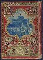 cca 1900 Roma leporello füzet 38 fotóval dombor litho borító térképpel (grinc sérült) /Roma  booklet...