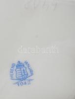 Herendi Viktória mintás kaspó. Jelzett, hibátlan, 12x12x11,5 cm