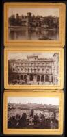 cca 1890 Torino leporello 11 fotóval / Torino leporello with 11 photos 12x8 cm
