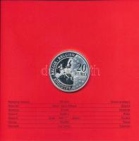 Belgium 2007. 20E Ag "Hergé születésének 100. évfordulója / II. Albert" karton dísztokban ...