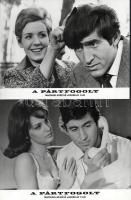 cca 1989 előtti ,,A pártfogolt" című jugoszláv film jelenetei és szereplői, 4 db vintage produk...