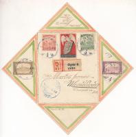 1921 Március 15. - Magyar Szabadság 1848-ban - Schima András (1882-1959) győri iparművész rajza és s...