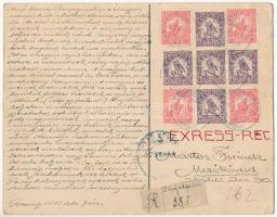 1919 Oh Pozsony! Oh Pozsony! - Schima András (1882-1959) győri iparművész rajza és saját levele Mart...