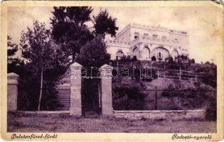 1932 Balatonfüred, Rodostó nyaraló, villa (EM)