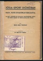 Selva Raja Yesudian: Jóga-sport dióhéjban. Ford.: Dr. Balogh Barna. (DEDIKÁLT). Bp., 1943, Stádium Sajtóvállalat Rt., 32 p. Papírkötésben, sérült, rossz állapotban, a lapok egy része kijár. A címlapon a fordító, Balogh Barna (1903-1974) jogász, műfordító dedikációjával.