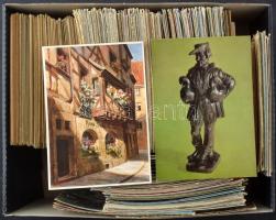 NÉMETORSZÁG - 10 teli cipős doboznyi (Kb. 9000 db) MODERN képeslap gyűjtemény betűnként és városonké...