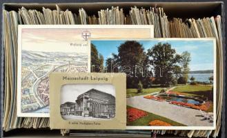 NÉMETORSZÁG - 10 teli cipős doboznyi (Kb. 9000 db) MODERN képeslap gyűjtemény betűnként és városonké...