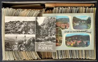 NÉMETORSZÁG - 10 teli cipős doboznyi (Kb. 9000 db) MODERN képeslap gyűjtemény betűnként és városonké...