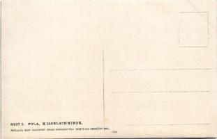 Pola, Pula; Hadihajógyár belső a kazán műhellyel / K.u.K. Kriegsmarine Kesselschmiede / Austro-Hunga...