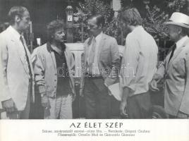 cca 1989 előtti ,,Az élet szép" című szovjet - olasz film jelenetei és szereplői, 5 db produkci...