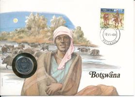 Botswana 1984. 10t felbélyegzett borítékban, bélyegzéssel T:UNC Botswana 1984. 10 Thebe in envelope with stamp and cancellation C:UNC