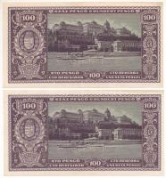 1945. 100P (2x) sorszámkövetők "E 266 034581 - E 266 034582" T:XF
Adamo P18