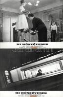 cca 1989 előtti ,,Mi húszévesek" című szovjet film jelenetei és szereplői, 13 db vintage produk...