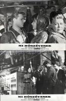 cca 1989 előtti ,,Mi húszévesek" című szovjet film jelenetei és szereplői, 13 db vintage produk...