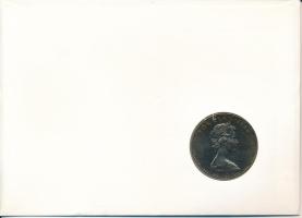 Tokelau 1980. 1$ / 1T Cu-Ni "Pálmatolvaj" forgalomba nem került emlékkiadás felbélyegzett ...