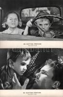 cca 1989 előtti ,,Mi ketten férfiak" című szovjet film jelenetei és szereplői, 19 db vintage pr...