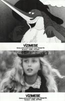 cca 1989 előtti ,,Vízimese" című lengyel - angol film jelenetei és szereplői, 4 db vintage produkciós filmfotó (vitrinfotó, lobbyfotó) ezüst zselatinos fotópapíron, a használatból eredő (esetleges) kisebb hibákkal, 18x24 cm