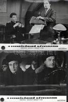 cca 1989 előtti ,,A vizsgálóbíró kételkedik" című film jelenetei és szereplői, 18 db vintage pr...